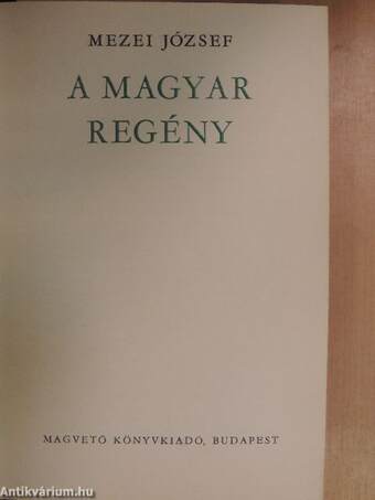 A magyar regény