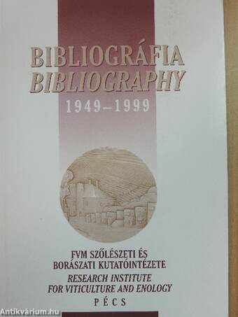 Bibliográfia 1949-1999