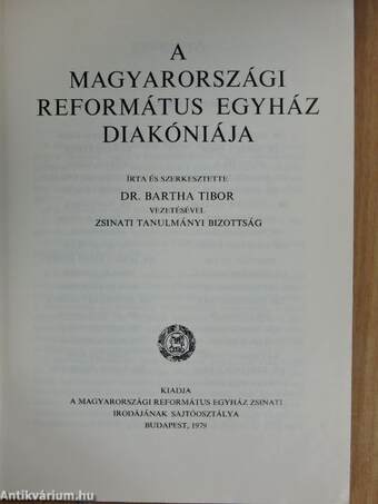 A Magyarországi Református Egyház diakóniája