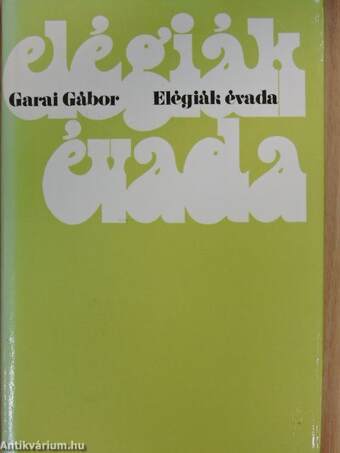 Elégiák évada