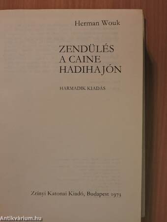 Zendülés a Caine hadihajón