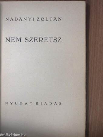 Nem szeretsz