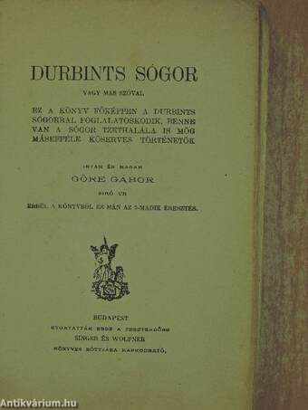 Durbints sógor