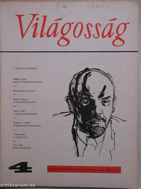 Világosság 1970. április