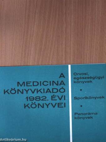 A Medicina Könyvkiadó 1982. évi könyvei