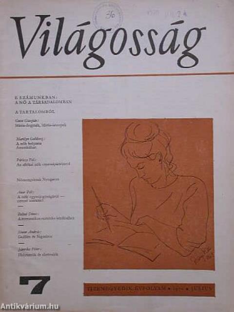 Világosság 1970. július