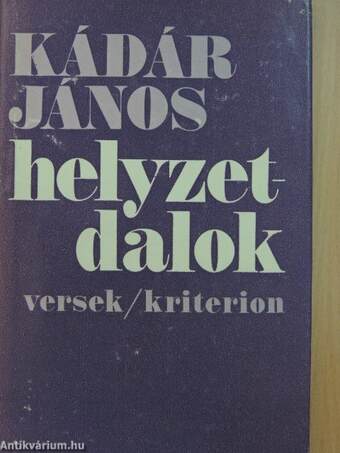 Helyzetdalok