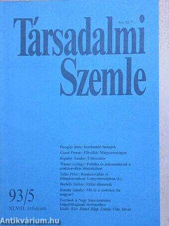 Társadalmi Szemle 1993. május