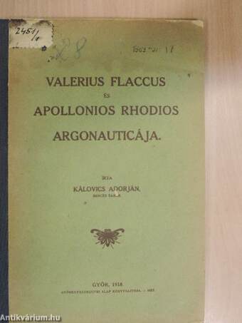 Valerius Flaccus és Apollonios Rhodios Argonauticája