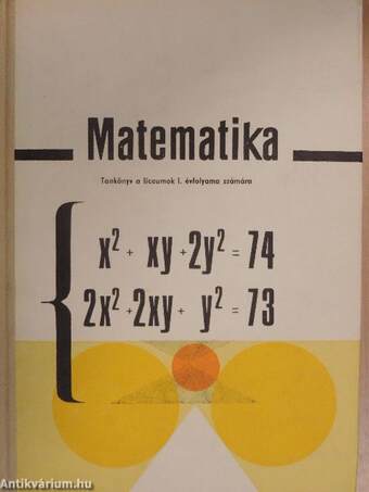 Matematika I.