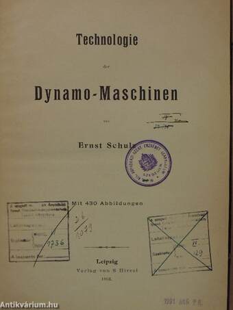 Technologie der Dynamo-Maschinen