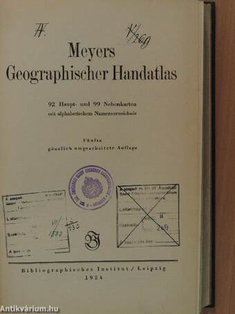 Meyers Geographischer Handatlas