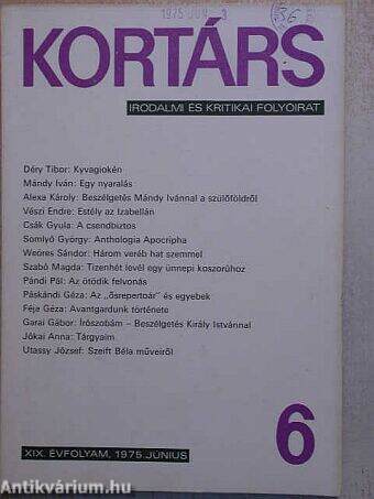 Kortárs 1975. június