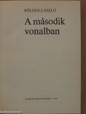 A második vonalban