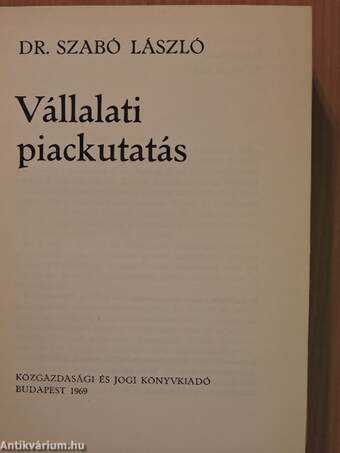 Vállalati piackutatás