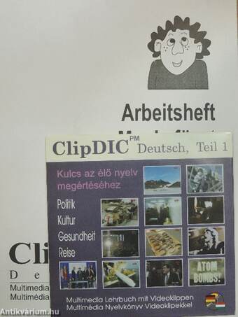 ClipDIC Deutsch, Teil 1. - Arbeistheft - CD-vel