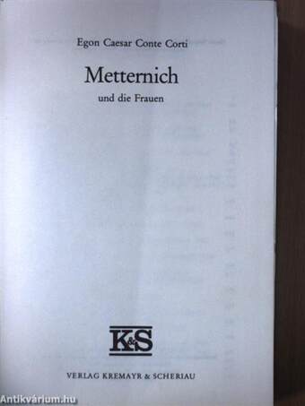 Metternich und die Frauen