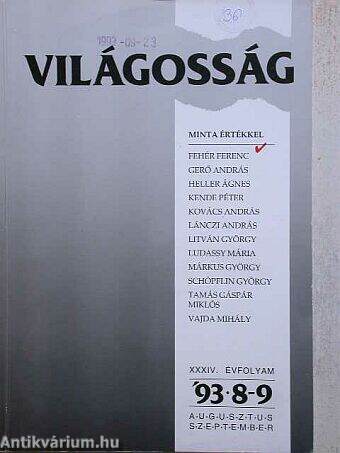 Világosság 1993. augusztus-szeptember