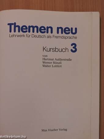 Themen neu 3 - Kursbuch/Arbeitsbuch