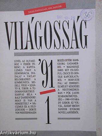 Világosság 1991. január