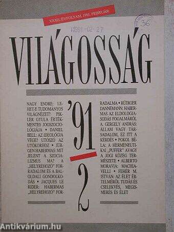 Világosság 1991. február