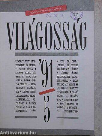 Világosság 1991. május