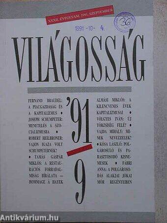 Világosság 1991. szeptember