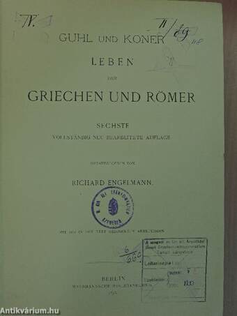 Leben der Griechen und Römer