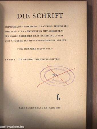 Die Schrift I.