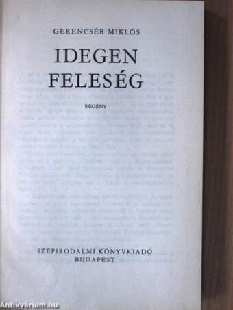 Idegen feleség