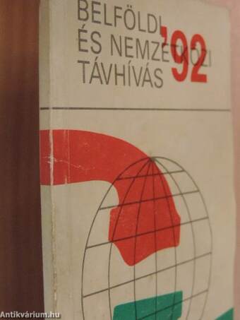 Belföldi és nemzetközi távhívás '92