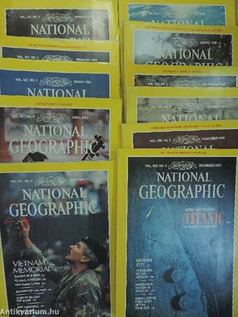 National Geographic 1985. (nem teljes évfolyam)
