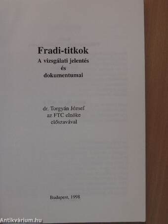 Fradi-titkok