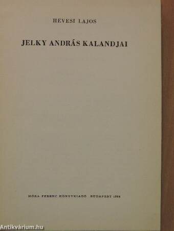 Jelky András kalandjai