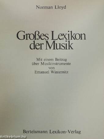 Großes Lexikon der Musik