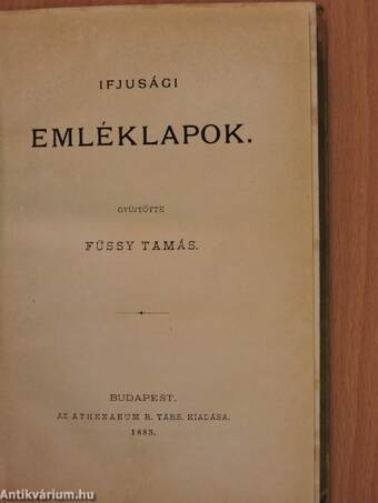 Ifjusági emléklapok