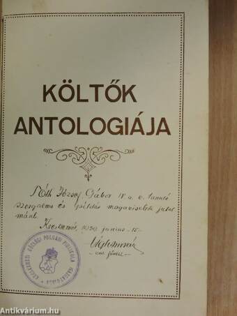 Költők antologiája