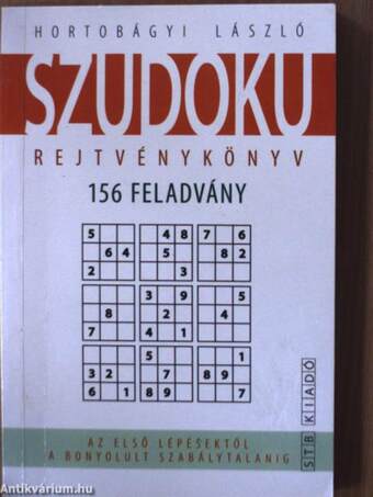 Szudoku rejtvénykönyv 1.