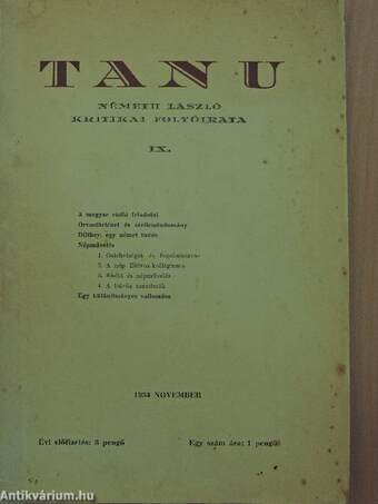 Tanu 1934. november