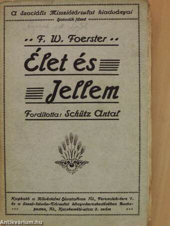 Élet és jellem