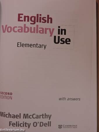 English Vocabulary in Use - Elementary