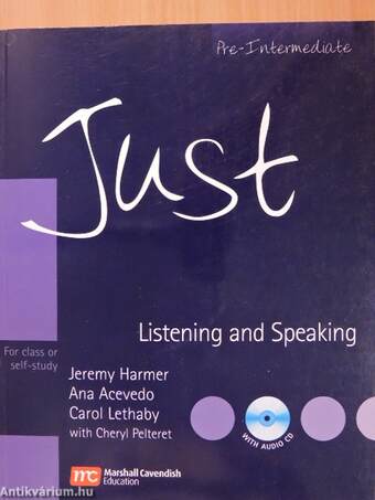 Just Listening and Speaking - Pre-Intermediate - 2 db CD-vel