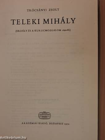 Teleki Mihály