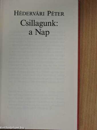 Csillagunk: a Nap