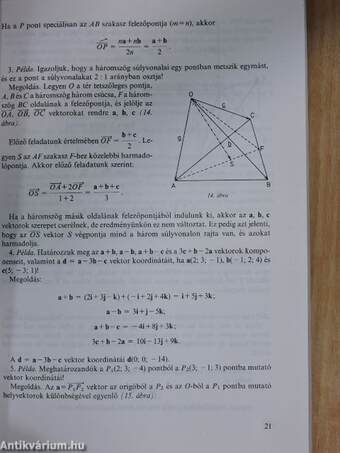 Vektorgeometria és lineáris algebra