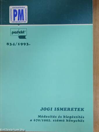 Jogi ismeretek