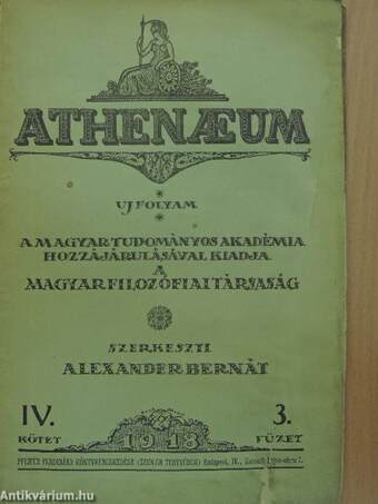 Athenaeum 1918/3.