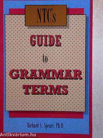 Guide to grammar terms