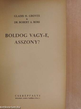 Boldog vagy-e, asszony?