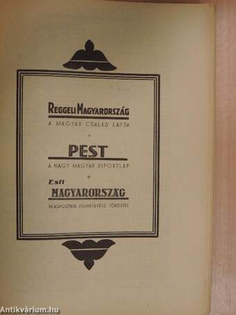 Az Országos Magyar Sajtókamara évkönyve 1942